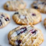 Keto Blueberry Streusel Cookies