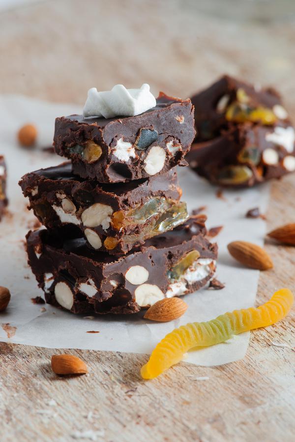 Keto Rocky Road Fat Bombs_Low Carb