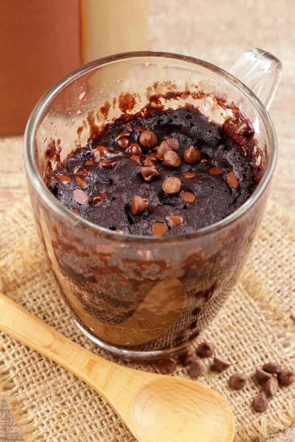 Brownie Mug Cake! BEST Brownie In A Mug Recipe - Quick & Easy 2 Minute Microwave Fudgy Chocolate Brownie Idea - Snacks - Desserts - Treats