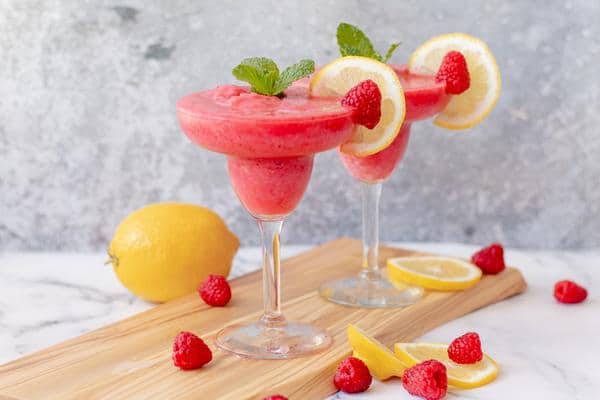 Alcoholic Drinks – BEST Raspberry Margarita Recipe – Easy and Simple Frozen Margarita - How To Make Homemade Margarita