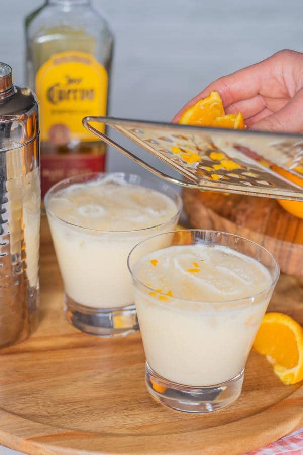 Alcohol Drinks Orange Creamsicle Margarita