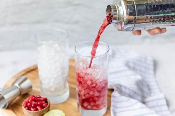 Alcohol Drinks Pomegranate Mojito