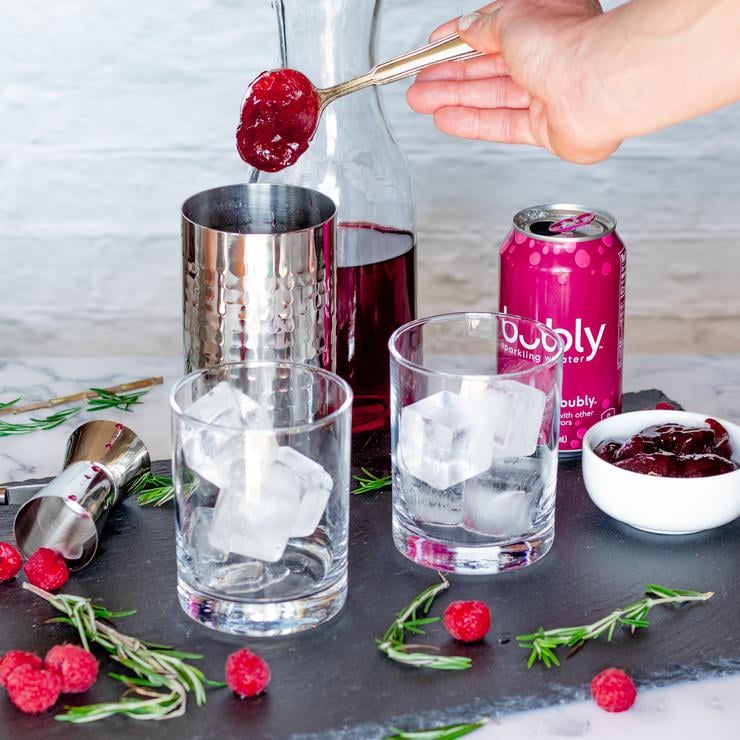 Alcohol Drinks Sparkling Raspberry Cocktail