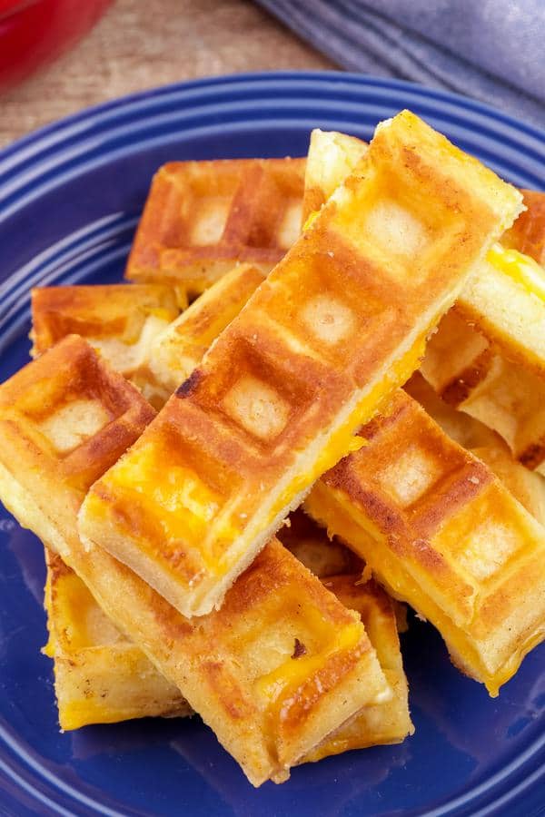 Easy Grilled Cheese – Best Homemade Grilled Cheese Waffle Sticks Recipe – {Easy} Lunch – Dinner – Snacks – Side Dishes – Quick – Simple