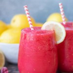 Wine Slushie Recipe! Easy Wine Slushie – How To Make Quick and Healthy Pink Lemonade Alcohol Wine Slushies - Wine Frozen Slushie