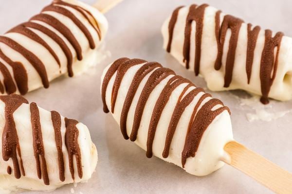 BEST Frozen Banana Yogurt Pops Recipe – Easy and Simple Banana Idea –Healthy Breakfast - Snacks – Desserts – Party Food