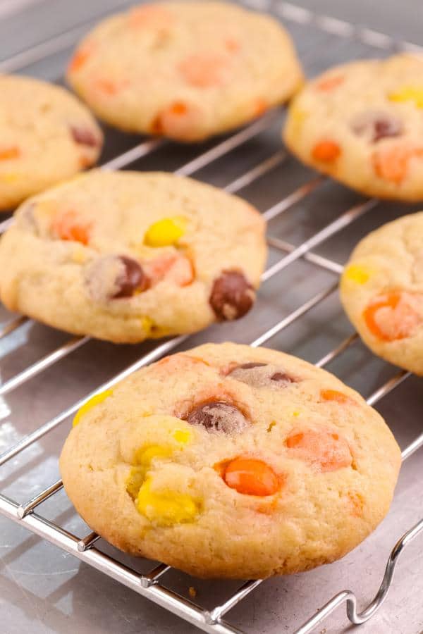 Gluten Free Reeses Pieces Cookies
