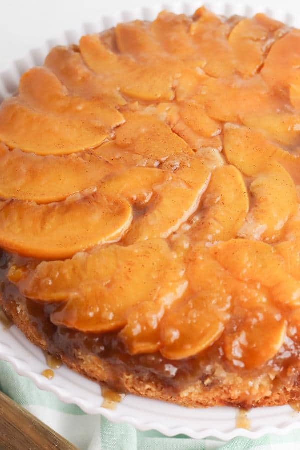 Upside Down Cake – BEST Peach Upside Down Cake Recipe – Easy and Simple From Scratch Homemade Peach Caramel Cake Mix – Snacks – Desserts – Party Food