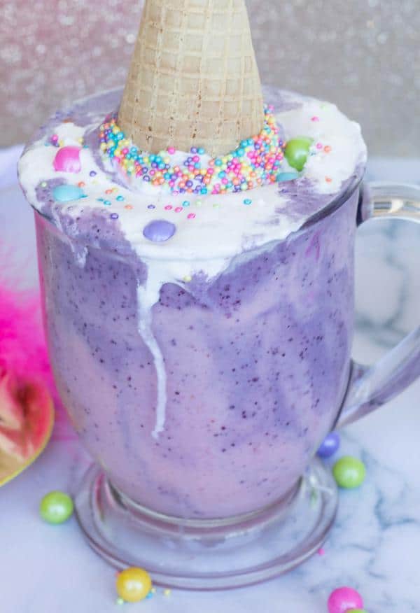 Milkshake – BEST Unicorn Milkshake Recipe – Easy and Simple Frozen Shake – How To Make Milkshake – Snacks – Desserts - Party Food