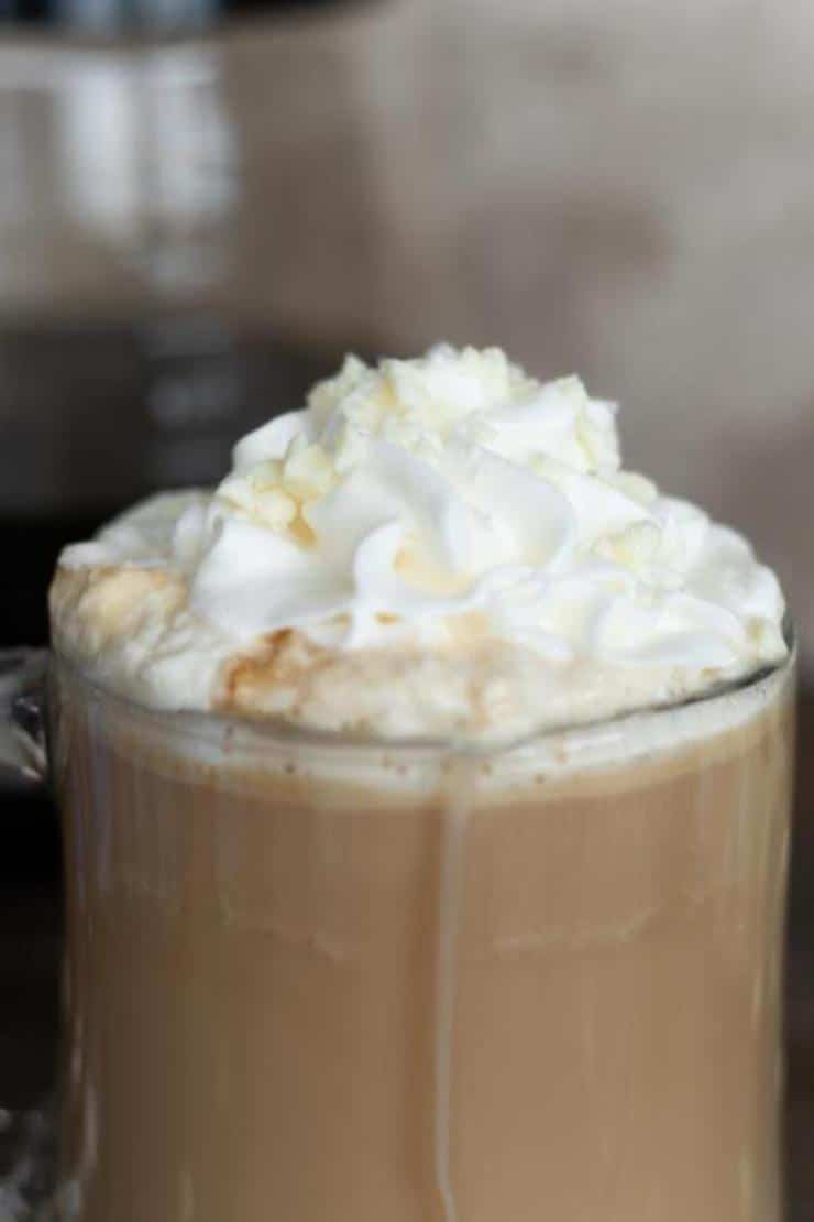 Easy White Chocolate Mocha – BEST Copycat Starbucks White Chocolate Mocha Recipe – EASY Homemade Coffee Drink