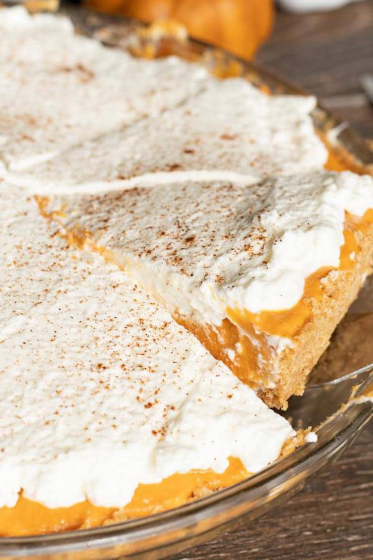 Easy No Bake Pumpkin Pie – Best Homemade Pumpkin Pie Recipe – {Easy} Fall Recipes – Snacks – Desserts – Quick – Simple