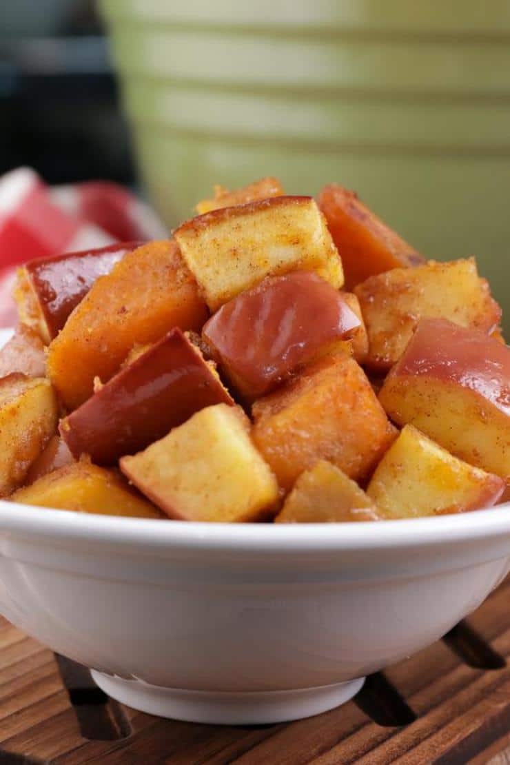 Apple Cinnamon Roasted Sweet Potatoes! Roasted Sweet Potato Recipe – Best – Appetizer – Side Dish – How To Make