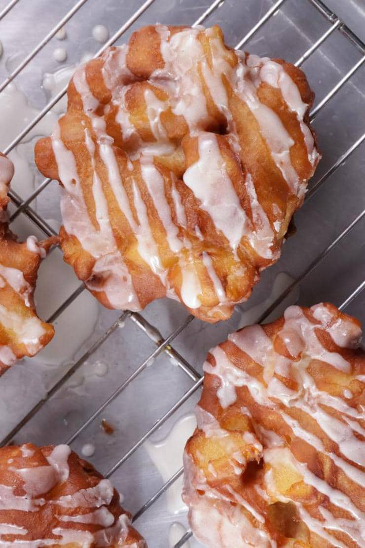 Easy Apple Fritters – Best Homemade Apple Fritter Recipe – {Easy} Recipes – Snacks – Desserts – Breakfast – Quick – Simple