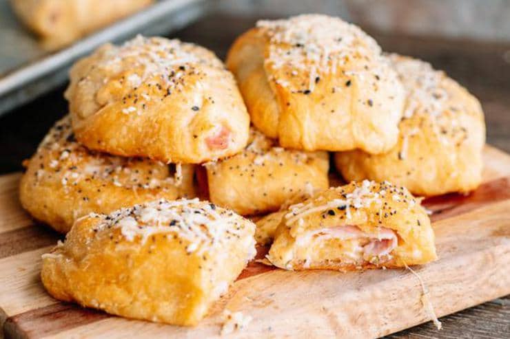 Ham and Cheese Roll Ups! Baked Ham and Cheese Wraps – Easy Recipe – Best - Appetizers - Snacks – Side Dish – How To Make