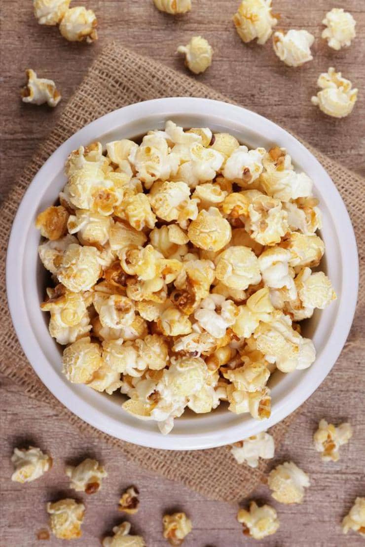 Caramel Popcorn – EASY – Quick – Simple Gingerbread Caramel Popcorn Recipe – BEST Homemade Microwave Popcorn – How To Make – Quick – Desserts – Snacks – Party Food