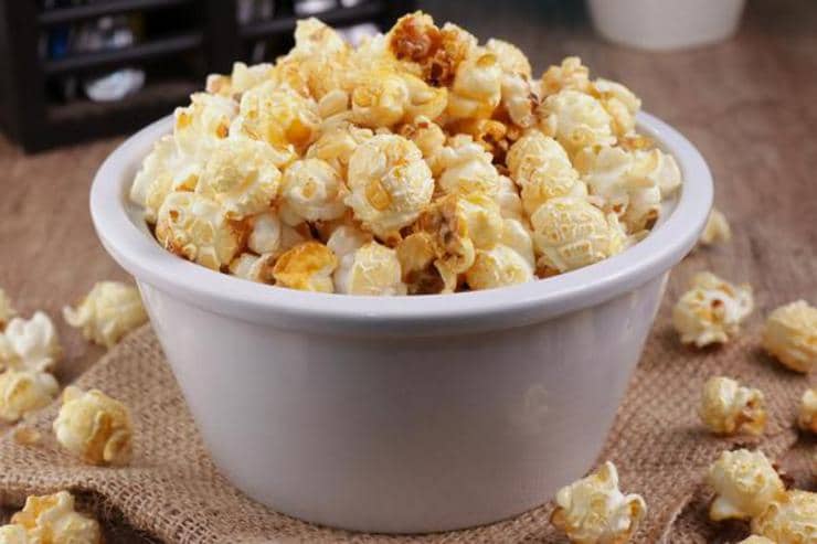Caramel Popcorn – EASY – Quick – Simple Gingerbread Caramel Popcorn Recipe – BEST Homemade Microwave Popcorn – How To Make – Quick – Desserts – Snacks – Party Food