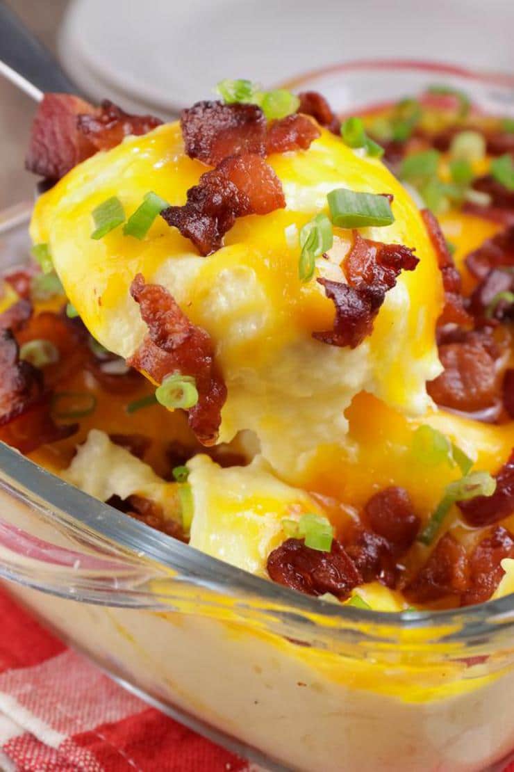 Loaded Mashed Potatoes! Bacon and Cheese Mashed Potatoes Recipe – Best – Appetizer – Side Dish – How To Make