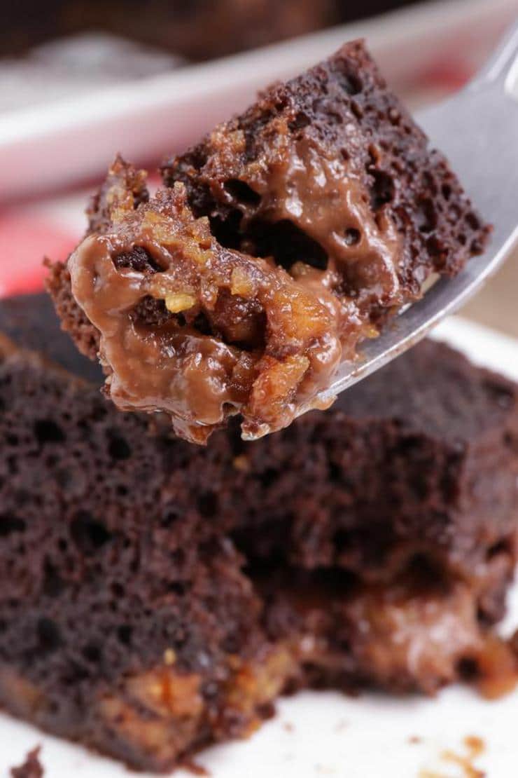 Easy Crockpot Cake – Best Homemade Peanut Butter Chocolate Lava Cake Recipe – Slow Cooker Desserts – Snacks – Quick – Simple