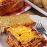 Easy Lasagna – Best Homemade Lasagna Recipe With Cheesy Garlic Bread – Dinner - Lunch – Quick – Simple