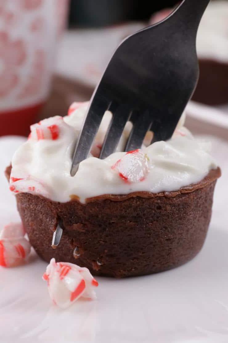 Peppermint Chocolate Cheesecake Cups
