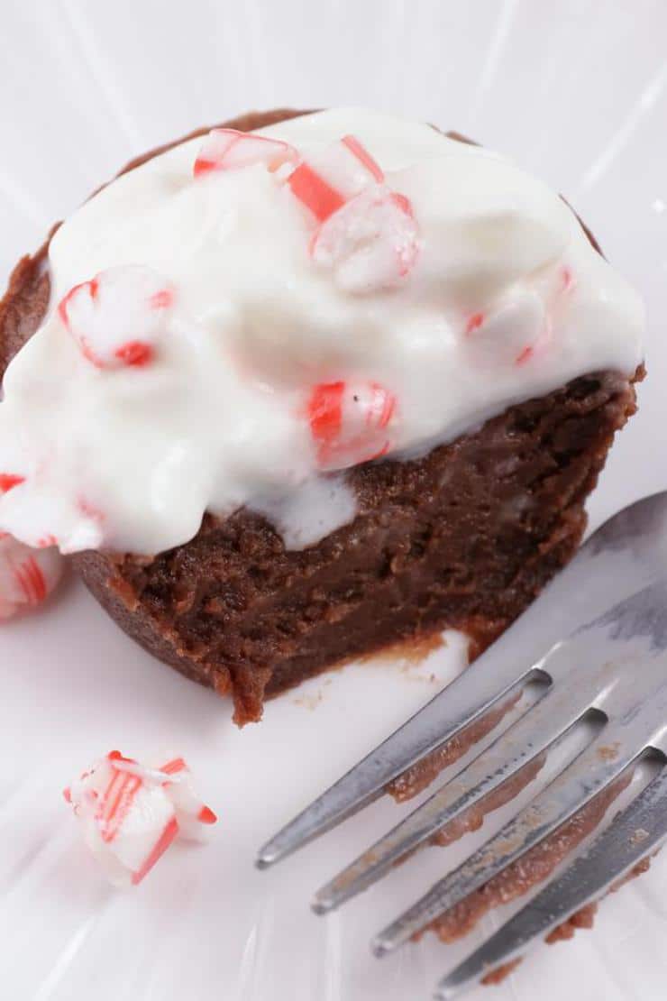 Peppermint Chocolate Cheesecake Cups