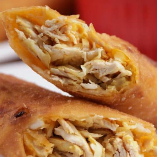 Easy Buffalo Chicken Egg Rolls – Best Homemade Egg Roll Recipe – Finger Food - Appetizers – Snacks - Party Food – Quick – Simple