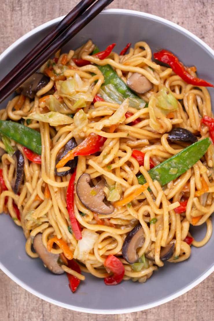 15 Minute Lo Mein – Best Homemade Easy Lo Mein Recipe – Dinner – Lunch – Quick – Simple