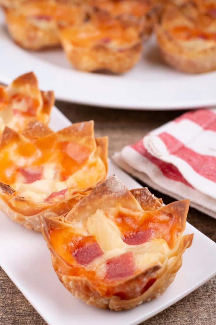 Ham And Pineapple Pizza Wonton Wrappers