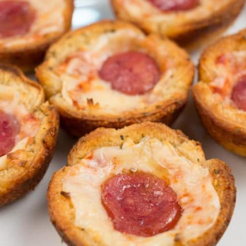 Easy Mini Pepperoni Pizza Cups – Best Homemade Pizza Recipe – Finger Food – Appetizers – Snacks – Party Food – Quick – Simple