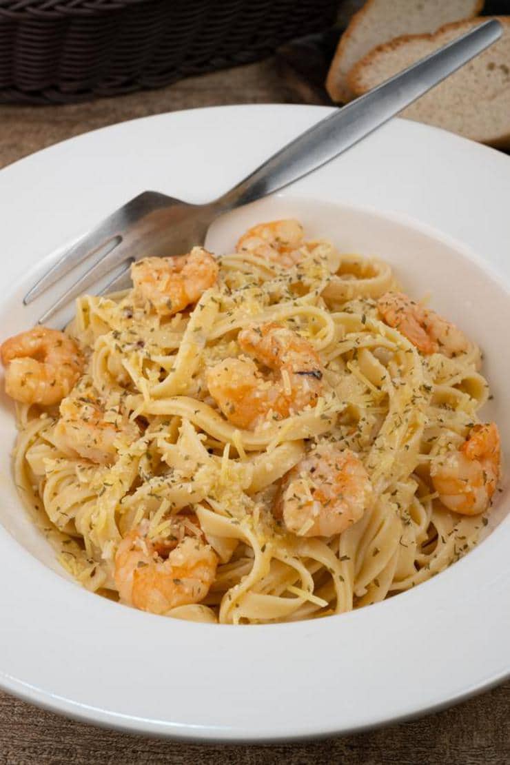 Easy Shrimp Scampi Pasta – Best Homemade Shrimp Scampi Pasta Recipe – Dinner – Lunch – Quick – Simple