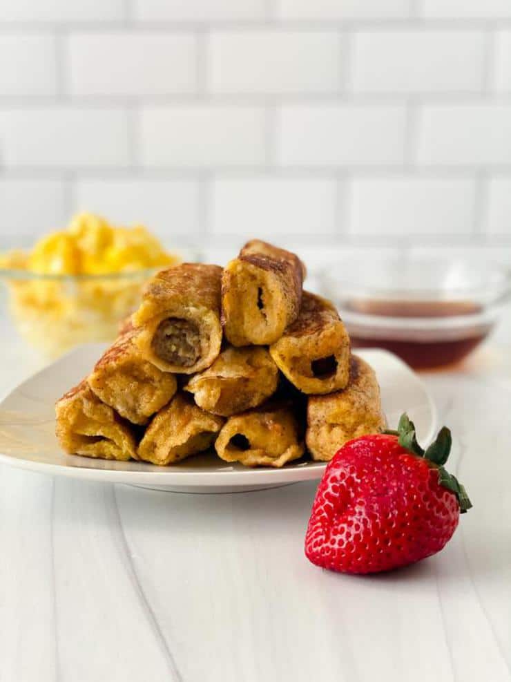 Easy French Toast Roll Ups_