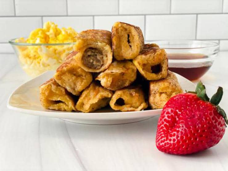 Easy French Toast Roll Ups_