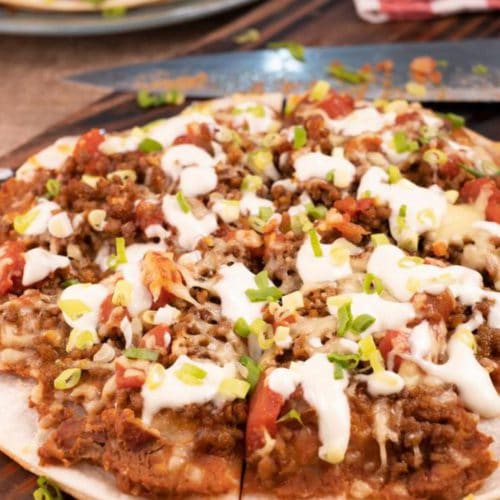 Easy Mexican Pizza – Best Homemade Copycat Taco Bell Mexican Pizza Recipe – Dinner - Lunch - Appetizers – Party Food – Quick – Simple