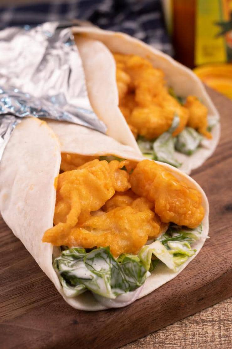 Easy 15 Minute Buffalo Shrimp Tacos - Best Shrimp Recipe – Dinner - Lunch