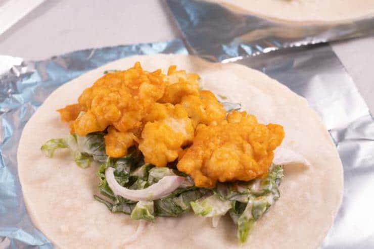 Easy 15 Minute Buffalo Shrimp Tacos