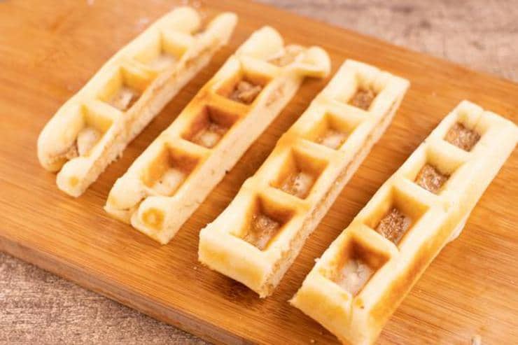 Easy Cinnamon Roll Waffle Sticks
