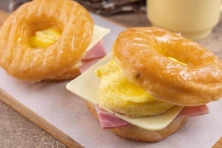 Easy Donut Breakfast Sandwich
