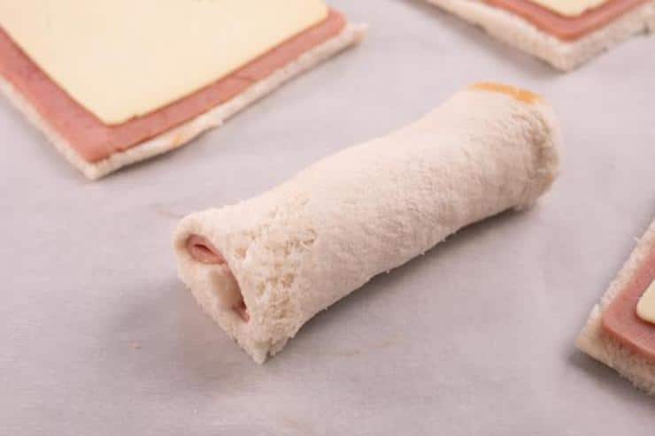 Easy Ham And Cheese French Toast Roll Ups