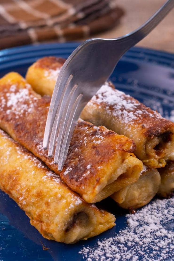 Easy Nutella French Toast Roll Ups