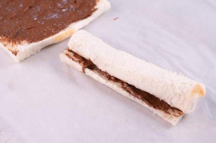 Easy Nutella French Toast Roll Ups