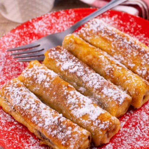 Easy French Toast – Best Homemade Peanut Butter & Jelly French Toast Roll Ups Recipe – {Easy} Breakfast – Dinner – Snacks – Desserts – Quick – Simple