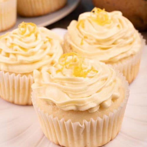 Easy Cupcakes - Best Frosted Lemon Cupcake Recipe - Desserts – Snacks - Kids Party Food