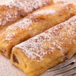 Best French Toast – Homemade Peanut Butter Chocolate French Toast Roll Ups Recipe – {Easy} Breakfast – Snacks – Party Food – Quick – Simple