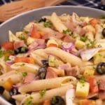 Easy Pasta Salad – Best Homemade Italian Pasta Salad Recipe – {Easy} Lunch – Dinner – Snacks – Side Dishes – Quick – Simple