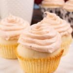 Easy Cupcakes – Best Frosted Strawberry Lemonade Cupcake Recipe – Desserts – Snacks – Kids Party Food