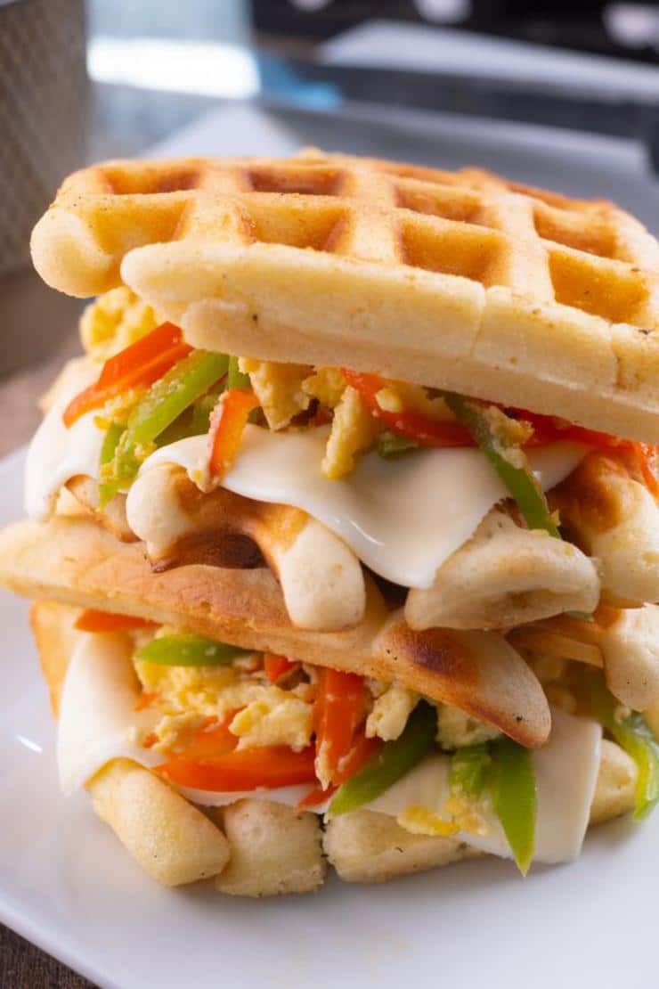 Easy Waffles – Best Homemade Stuffed Breakfast Waffles Recipe – {Easy} Breakfast – Lunch - Dinner – Kids Party Food