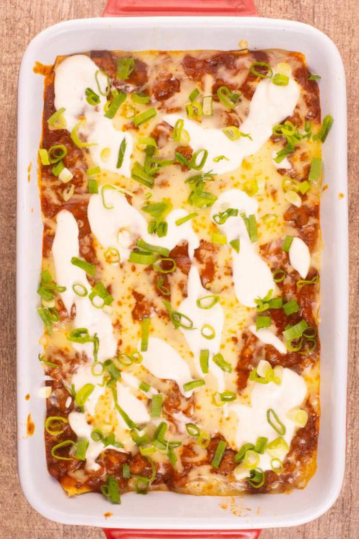 Easy Mexican Taco Lasagna