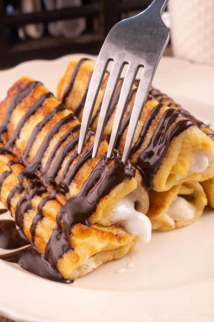 Easy Smores French Toast Roll Ups