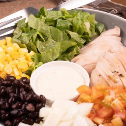 Easy Salad – Best Homemade Southwestern Grilled Chicken Salad Recipe – {Easy} Lunch – Dinner – Snacks – Side Dishes