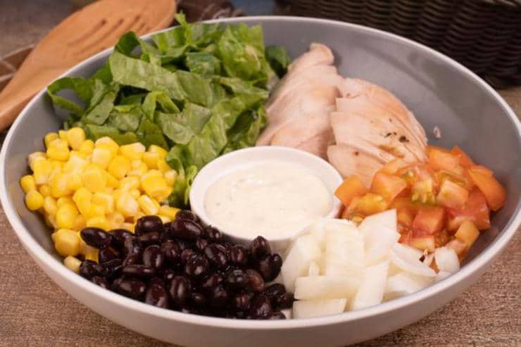 Easy Southwestern Grilled Chicken Salad